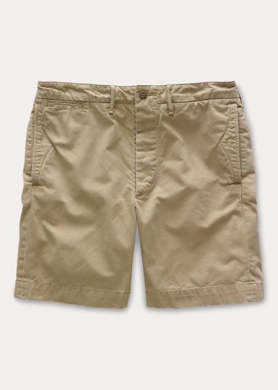 Ralph Lauren Cotton Officer's Chino Shorts Herre Danmark (IRTFH4530)